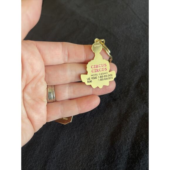 Vintage Circus Circus Keychain Lot Las Vegas Hotel Casino Clown - Picture 4 of 5